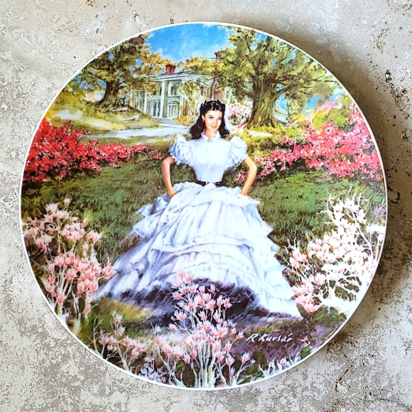 KNOWLES GONE WITH THE WIND PLATE - Picture 1 of 2